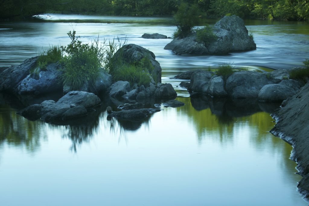 river and rocks in CT