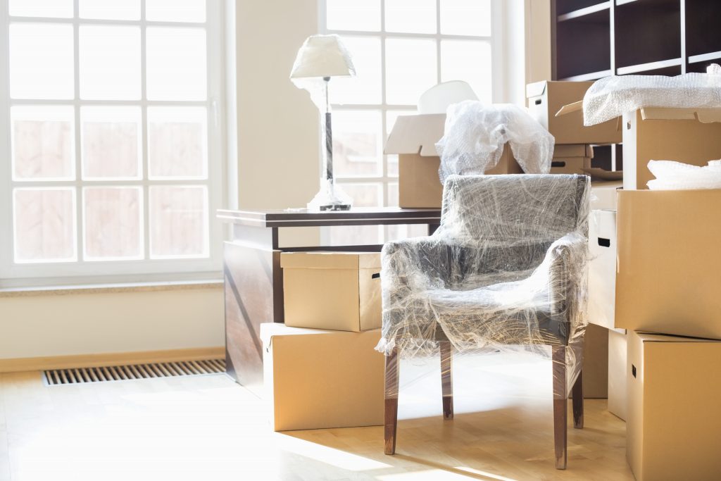 preparing furniture for moving